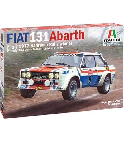 Amazon | イタレリ 1/24 フィアット 131 アバルト 1977 サンレモ